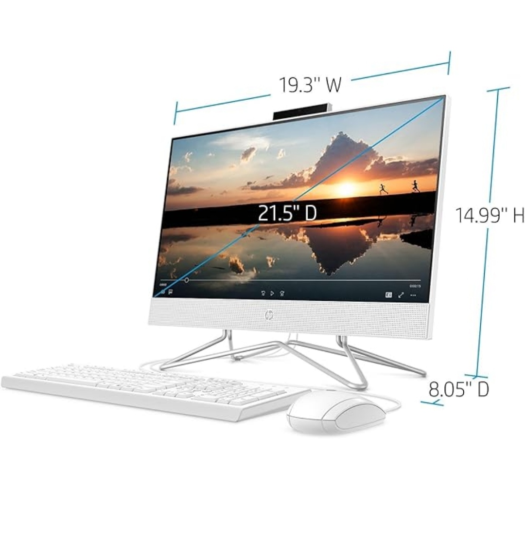 HP Computadora FHD 1080P de 21.5 
