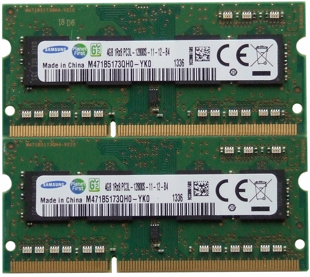 Samsung Plutofit Memory 8GB Kit 2 x 4GB DDR3 PC3-12800 1600MHz RAM