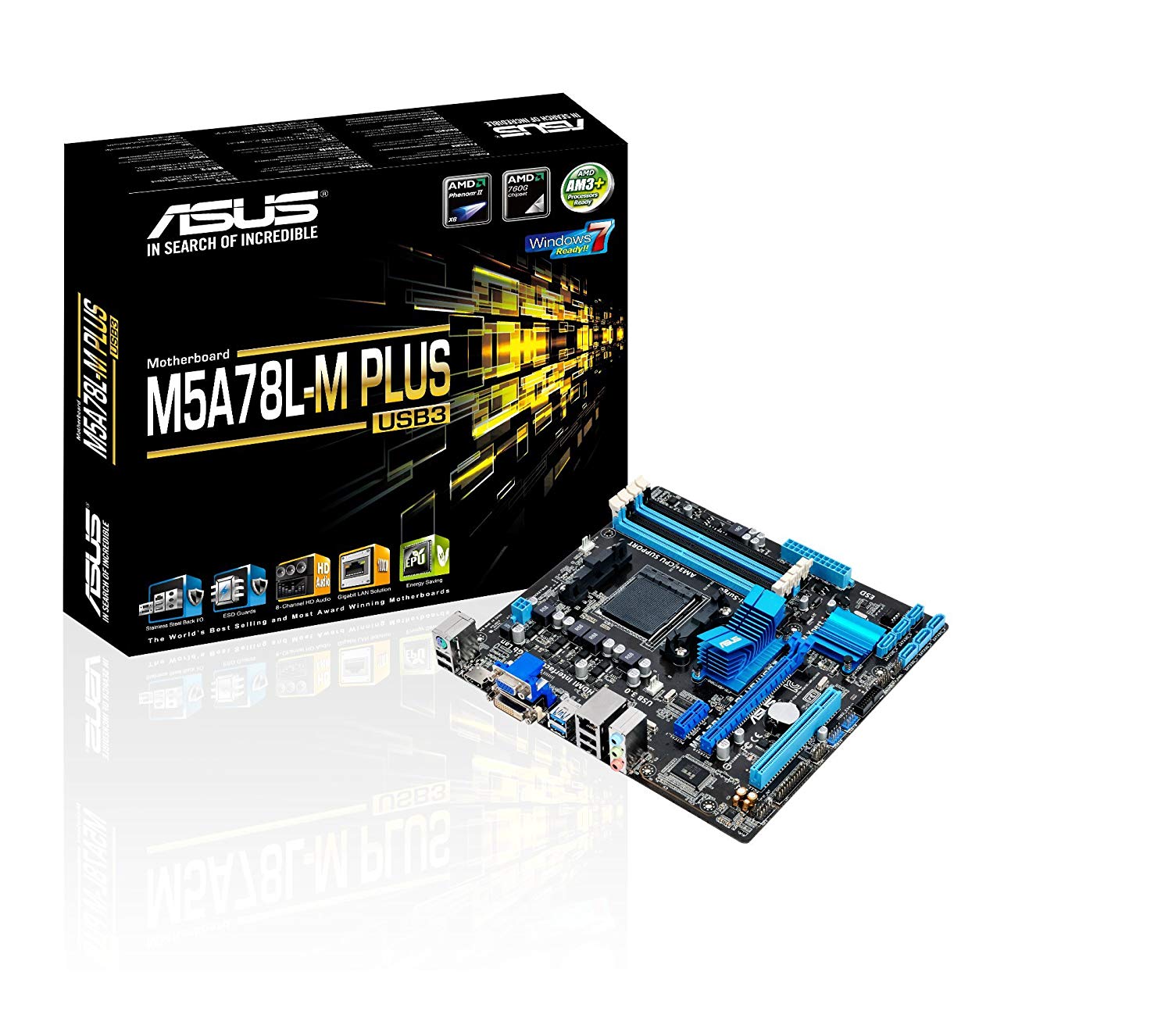 USB3 DDR3 HDMI DVI USB 3.0 760G MicroATX Motherboard